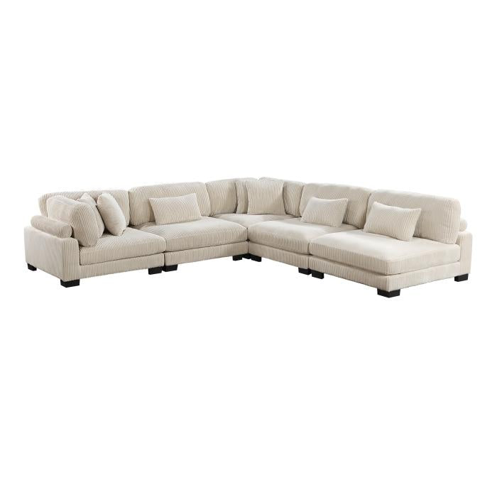 8555BE5SC - (5)5-Piece Modular Sectional - Furniture Now (CA)
