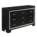Allura Dresser in Black 1916BK-5 - Furniture Now (CA)