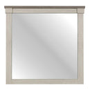 Arcadia Mirror in White & Weathered Gray 1677-6 - Furniture Now (CA)