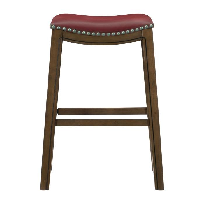 5682RED-29 - 29 Pub Height Stool, Red - Furniture Now (CA)