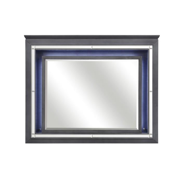 Allura Mirror in Gray 1916GY-6 - Furniture Now (CA)