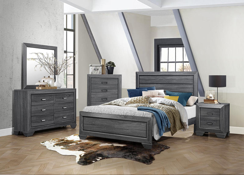 Beechnut 6 Drawer Dresser in Gray 1904GY-5 - Furniture Now (CA)