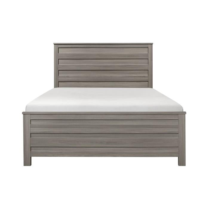 Waldorf King Panel Bed in Dark Gray 1902K-1EK