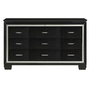 Allura Dresser in Black 1916BK-5 - Furniture Now (CA)