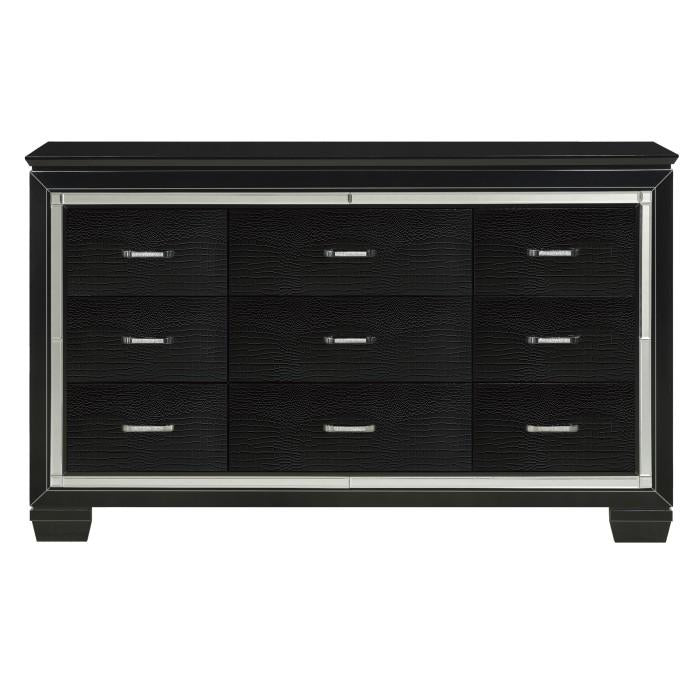 Allura Dresser in Black 1916BK-5 - Furniture Now (CA)