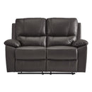 9368BRW-2 - Double Reclining Love Seat - Furniture Now (CA)