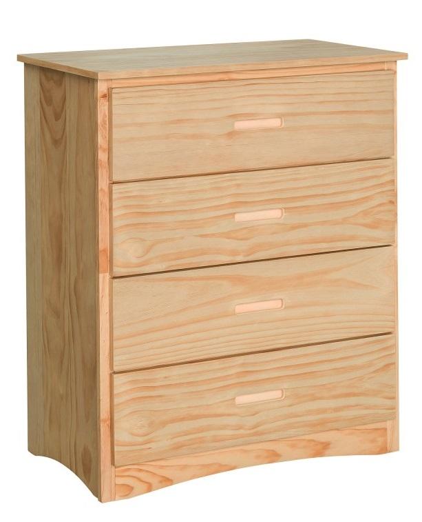 Bartly 4 Drawer Chest in Natural B2043-9 - Furniture Now (CA)
