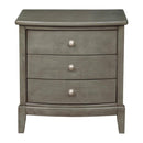 Cotterill 3 Drawer Nightstand in Gray 1730GY-4 - Furniture Now (CA)