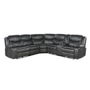 8528DGSCPW - (3)3-Piece Power Reclining Sectional with Right Console - Furniture Now (CA)