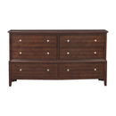 Cotterill 6 Drawer Dresser in Cherry 1730-5 - Furniture Now (CA)