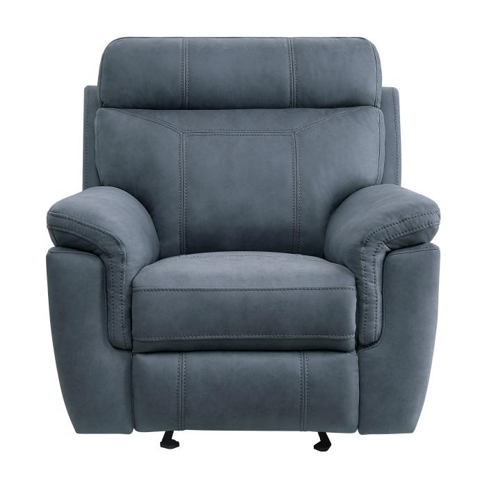 9301BUE-1 - Glider Reclining Chair - Furniture Now (CA)