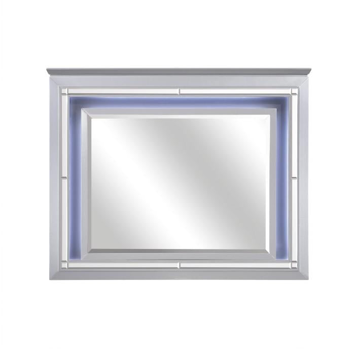 Allura Mirror in Silver 1916-6 - Furniture Now (CA)