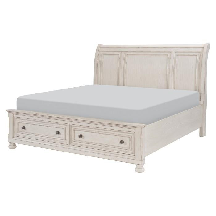 Bethel (3) Queen Platform Bed with Footboard Storage - Furniture Now (CA)