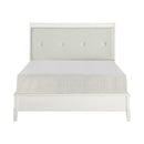 Cotterill King Upholstered Sleigh Bed in Antique White 1730KWW-1EK - Furniture Now (CA)
