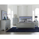 Allura (3)California King Bed, LED Lighting - Furniture Now (CA)
