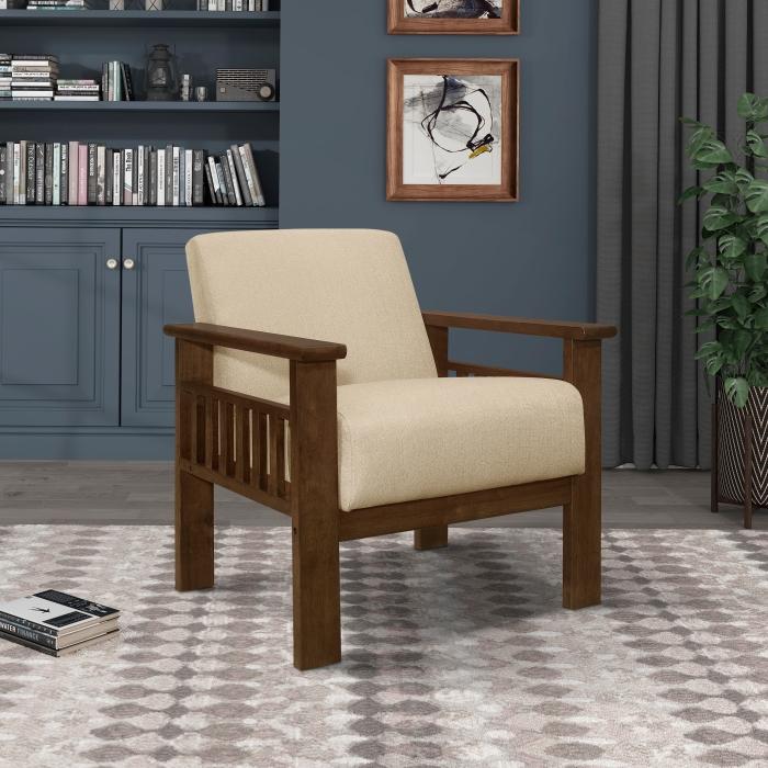 Helena Accent Chair with Storage Arms - Furniture Now (CA)