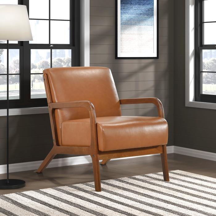 1247BRW-1-Seating Accent Chair - Furniture Now (CA)