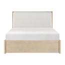 1313N-1-Bedroom (3) Queen Platform Bed with Footboard Storage - Furniture Now (CA)