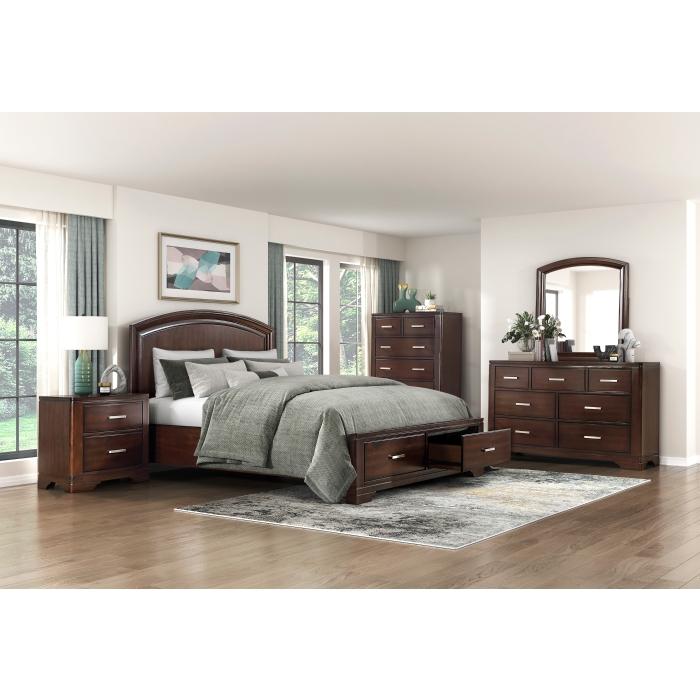 1520CHK-1EK-Bedroom (3) Eastern King Platform Bed with Footboard Storage - Furniture Now (CA)