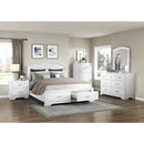 1520WHF-1-Youth (3) Full Platform Bed with Footboard Storage - Furniture Now (CA)