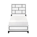 1645WHT-1-Youth (2) Twin Bed - Furniture Now (CA)