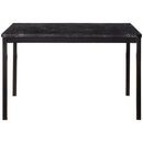 2601BK-48 - Dining Table, Faux Marble Top - Furniture Now (CA)