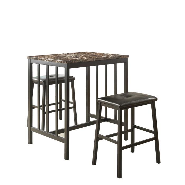 5106BK - 3-Piece Pack Counter Height Set - Furniture Now (CA)