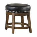 5681BLK-18 - Round Swivel Stool, Black - Furniture Now (CA)