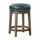 5681GEN-24 - Round Swivel Counter Height Stool, Green - Furniture Now (CA)
