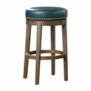 5681GEN-29 - Round Swivel Pub Height Stool, Green - Furniture Now (CA)
