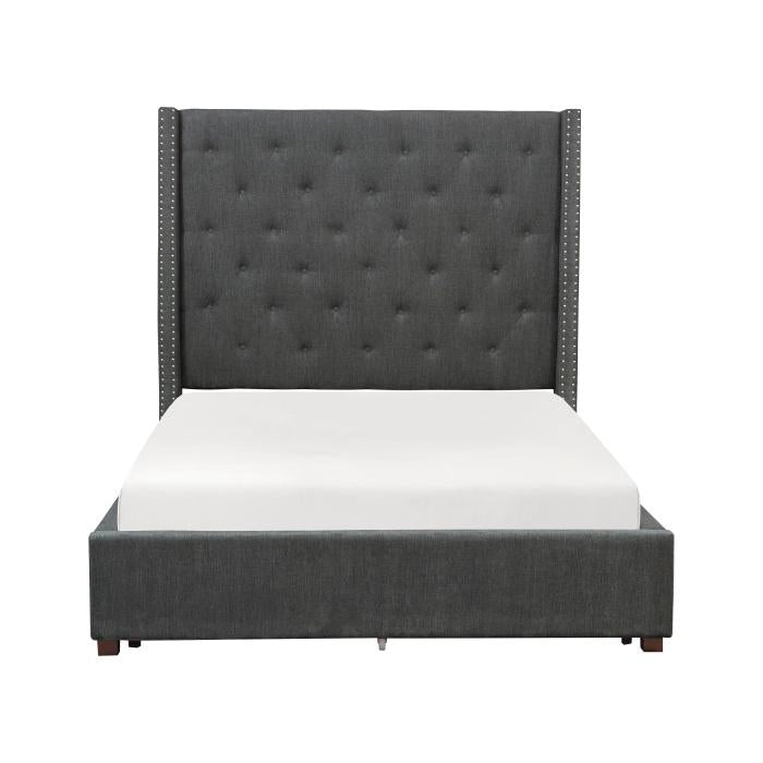 5877KGY-1EK - (2)Eastern King Platform Bed - Furniture Now (CA)