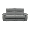 8259DG-2PWH - (2)Power Double Reclining Love Seat with Power Headrests - Furniture Now (CA)