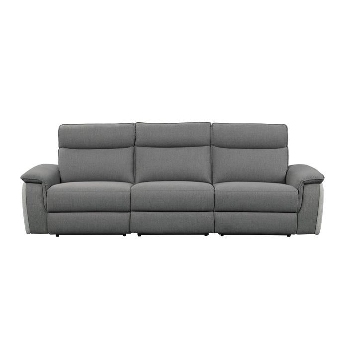 8259DG-3PWH - (3)Power Double Reclining Sofa with Power Headrests - Furniture Now (CA)