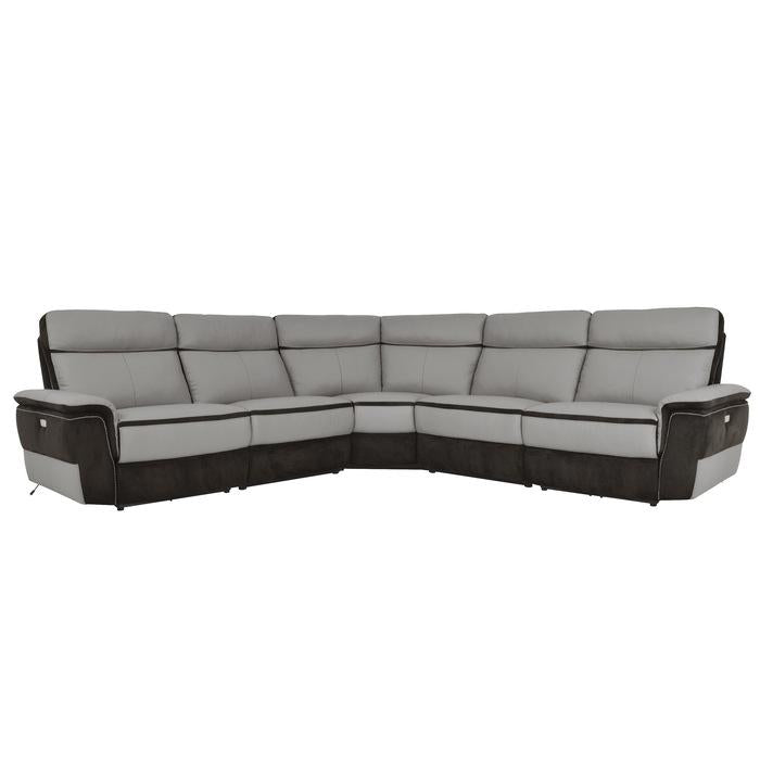 83185C - (5)5-Piece Modular Power Reclining Sectional - Furniture Now (CA)
