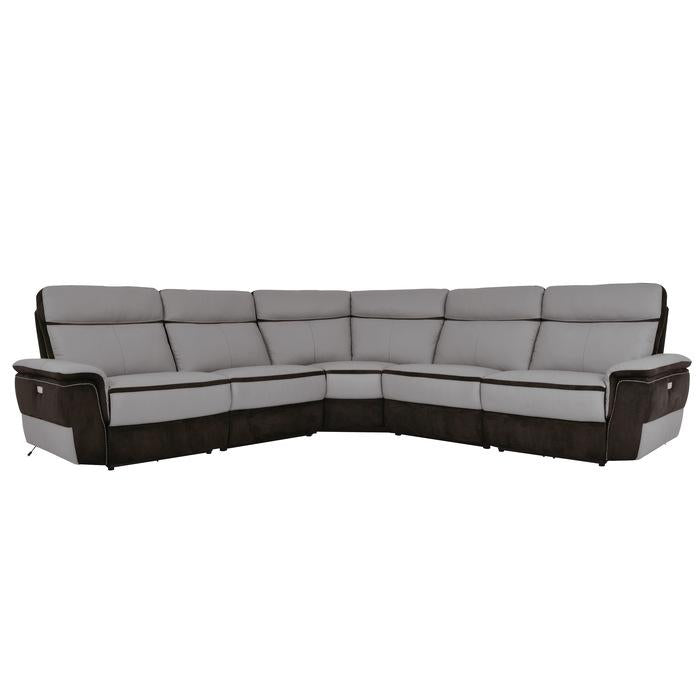 83185C1PW - (5)5-Piece Modular Power Reclining Sectional - Furniture Now (CA)