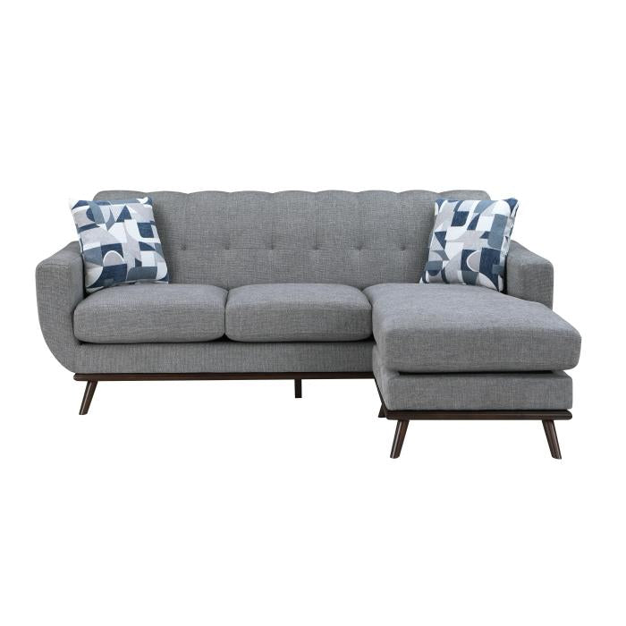 8341GY-3SCRV - Reversible Sofa Chaise - Furniture Now (CA)