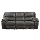 8517GRY-3PW - Power Double Reclining Sofa - Furniture Now (CA)
