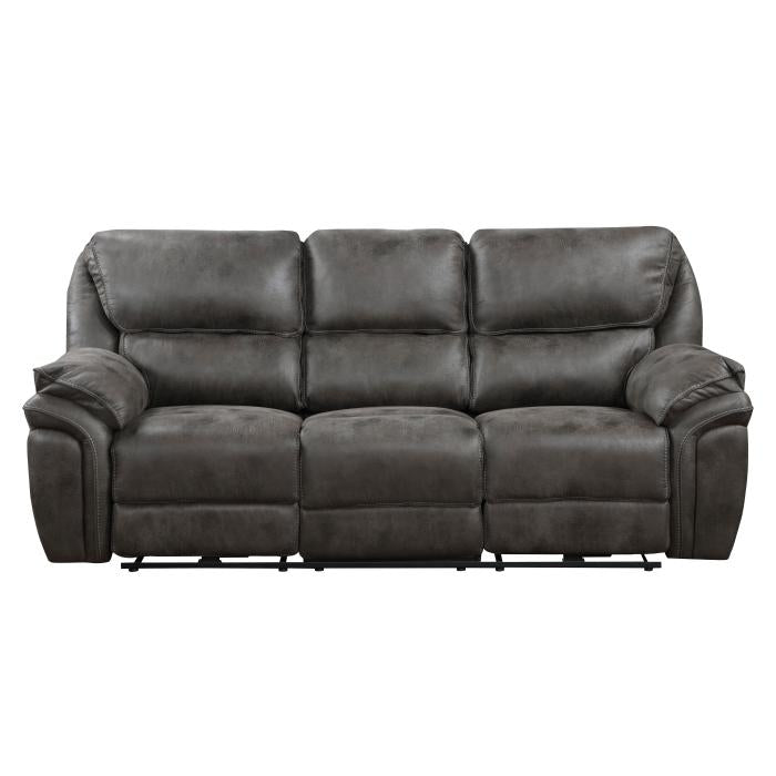 8517GRY-3PW - Power Double Reclining Sofa - Furniture Now (CA)