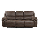 8517BRW-3 - Double Reclining Sofa - Furniture Now (CA)