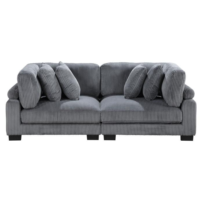 8555GY-2 - (2)Love Seat - Furniture Now (CA)