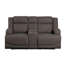9207CHC-2PW - Power Double Reclining Love Seat with Center Console - Furniture Now (CA)