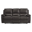 9368BRW-3 - Double Reclining Sofa - Furniture Now (CA)