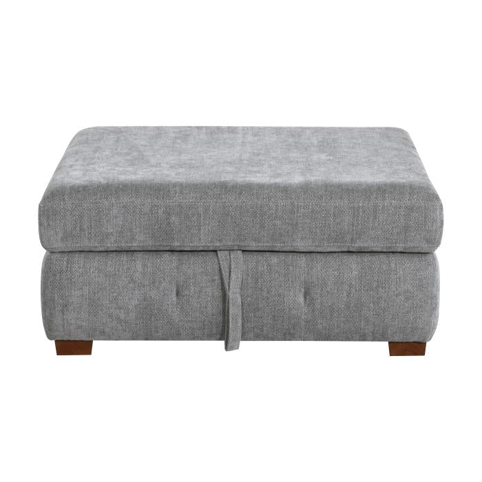 9624GY-4 - Storage Ottoman - Furniture Now (CA)