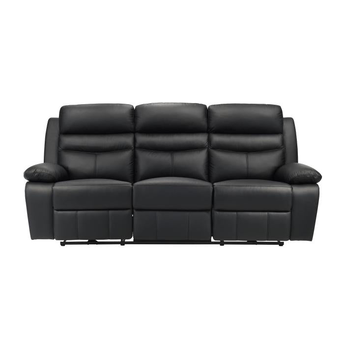9628BLK-3PW - Power Double Reclining Sofa - Furniture Now (CA)