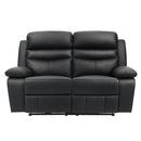 9628BLK-2PW - Power Double Reclining Love Seat - Furniture Now (CA)