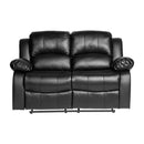 9700BLK-2 - Double Reclining Love Seat - Furniture Now (CA)