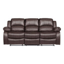 9700BRW-3 - Double Reclining Sofa - Furniture Now (CA)