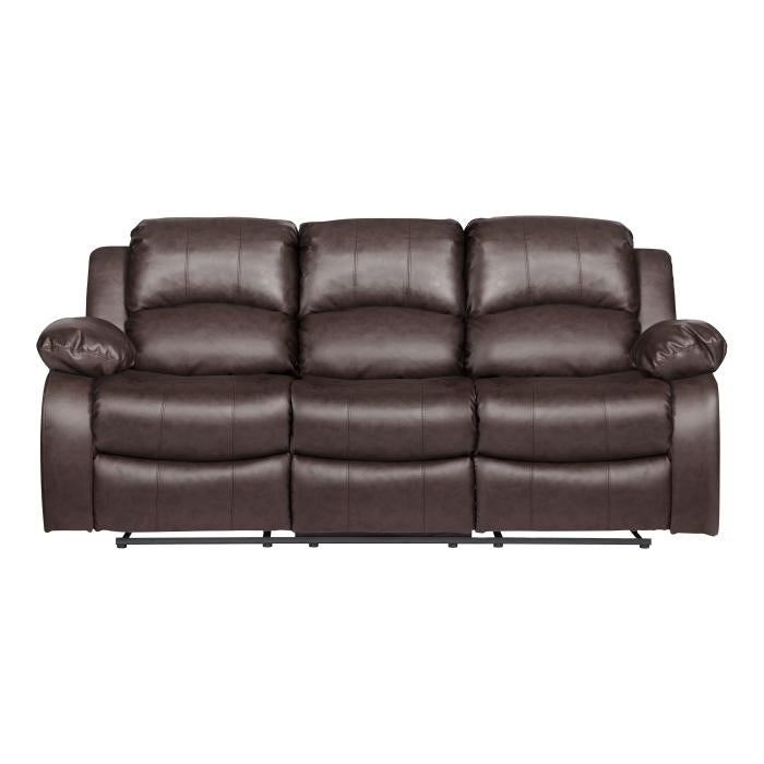 9700BRW-3 - Double Reclining Sofa - Furniture Now (CA)