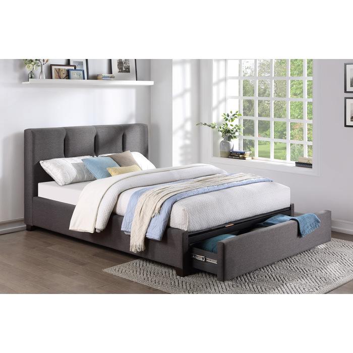 Aitana (4) Eastern King Platform Bed with Storage Footboard - Furniture Now (CA)