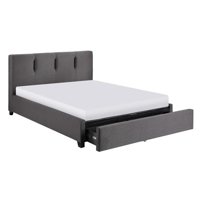 Aitana (4) California King Platform Bed with Storage Footboard - Furniture Now (CA)